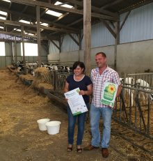 Le label « bienvenue à la ferme » pour la ferme de l’Auberdière à Montaillé