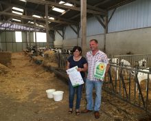 Le label « bienvenue à la ferme » pour la ferme de l’Auberdière à Montaillé