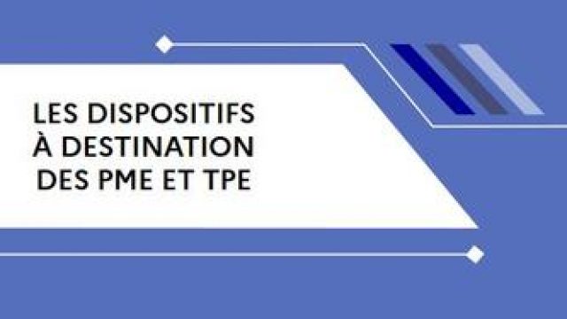 Les dispositifs à destination des PME et TPE – Décembre 2020